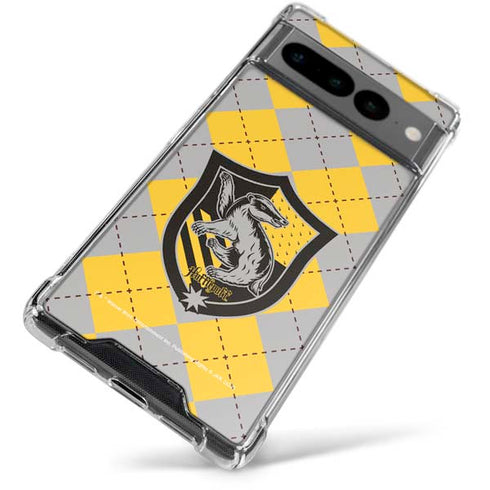 Wizarding World Harry Potter Hufflepuff Crest Google Pixel 7 Pro Clear Case